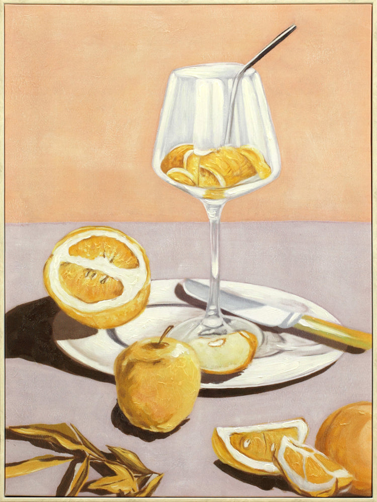 painting Lemon Cocktail