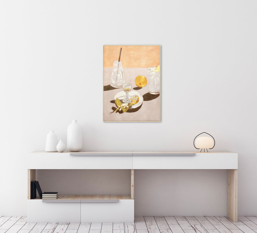painting Lemon Liqueur