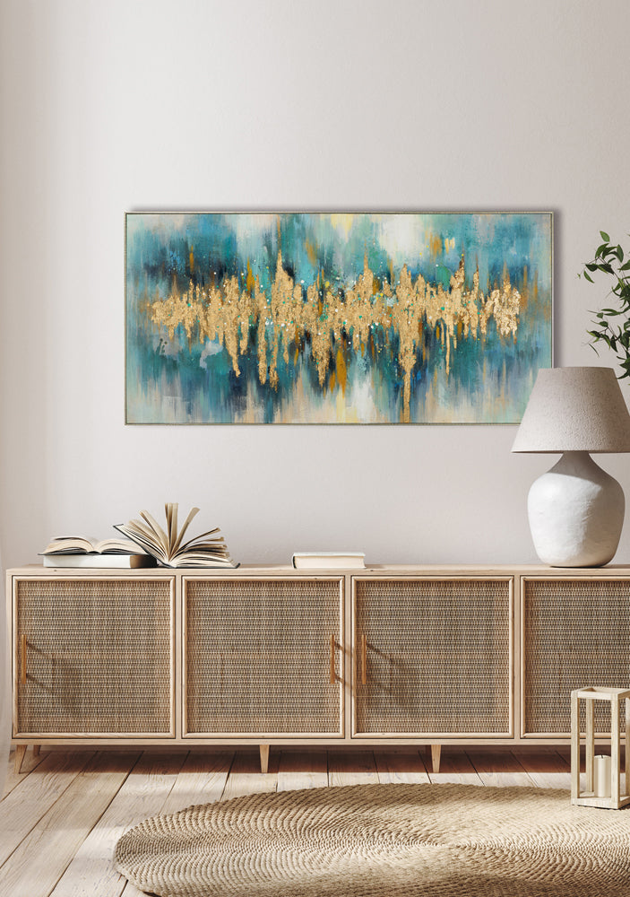 peinture Horizon doré