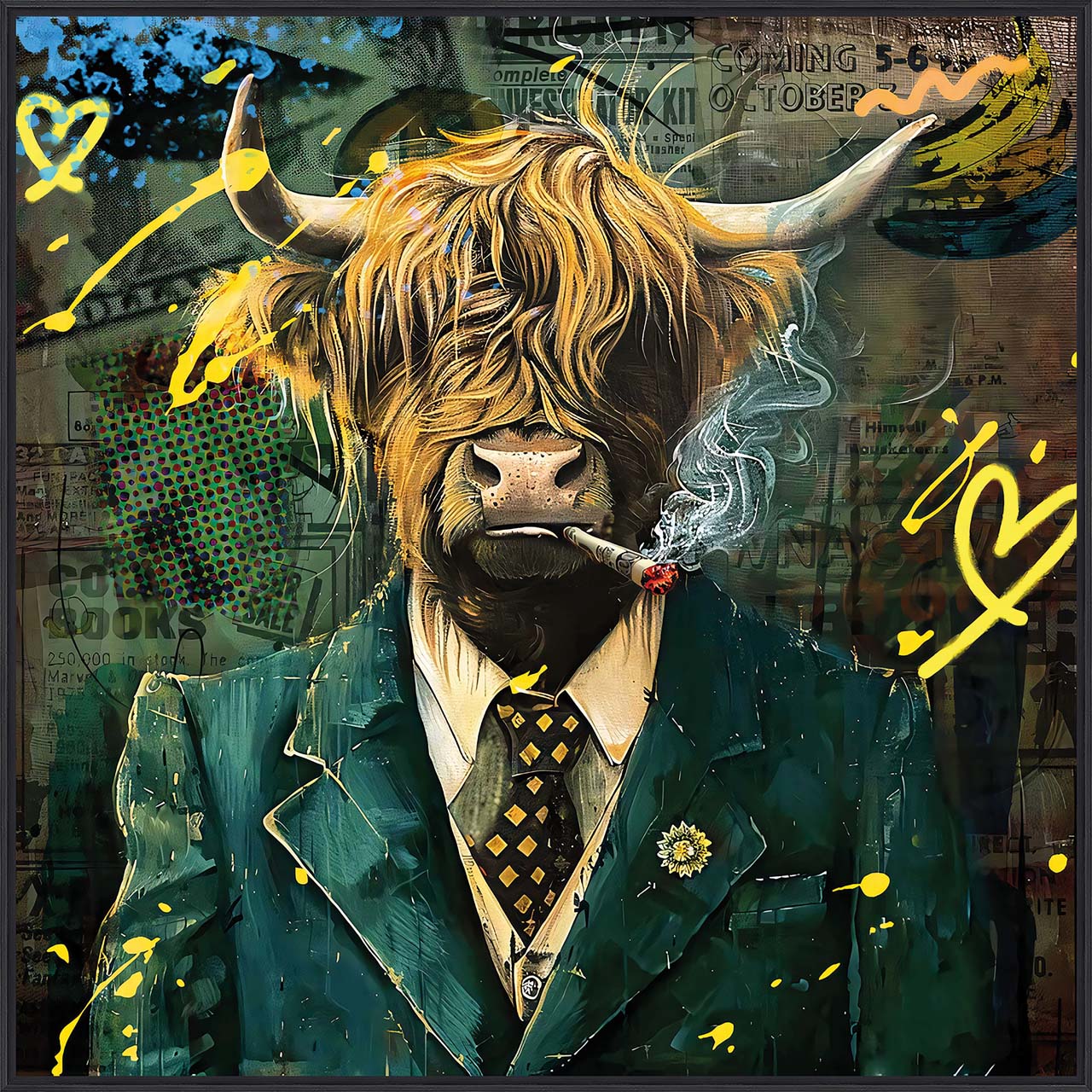 Painting Gentleman Bull