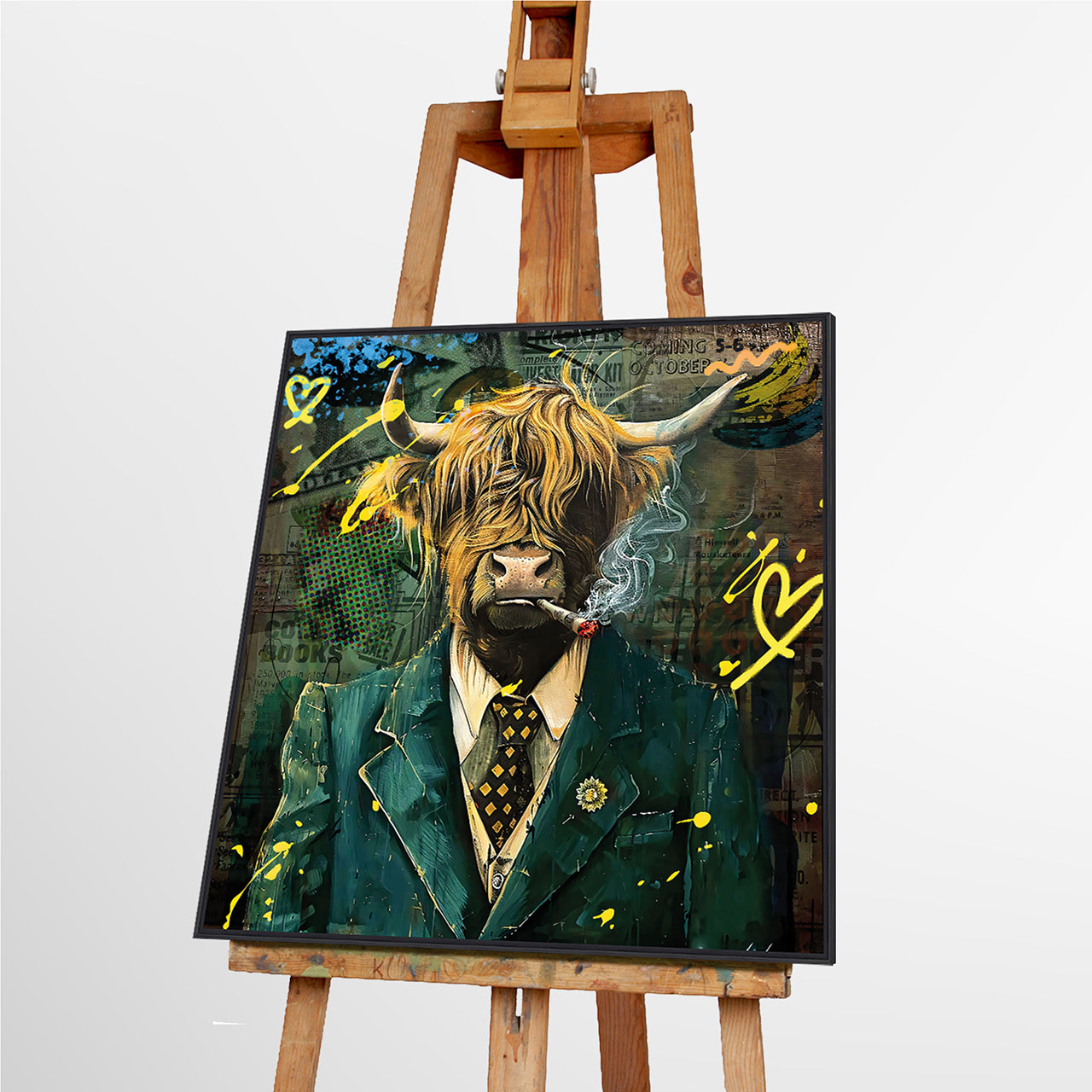 Painting Gentleman Bull