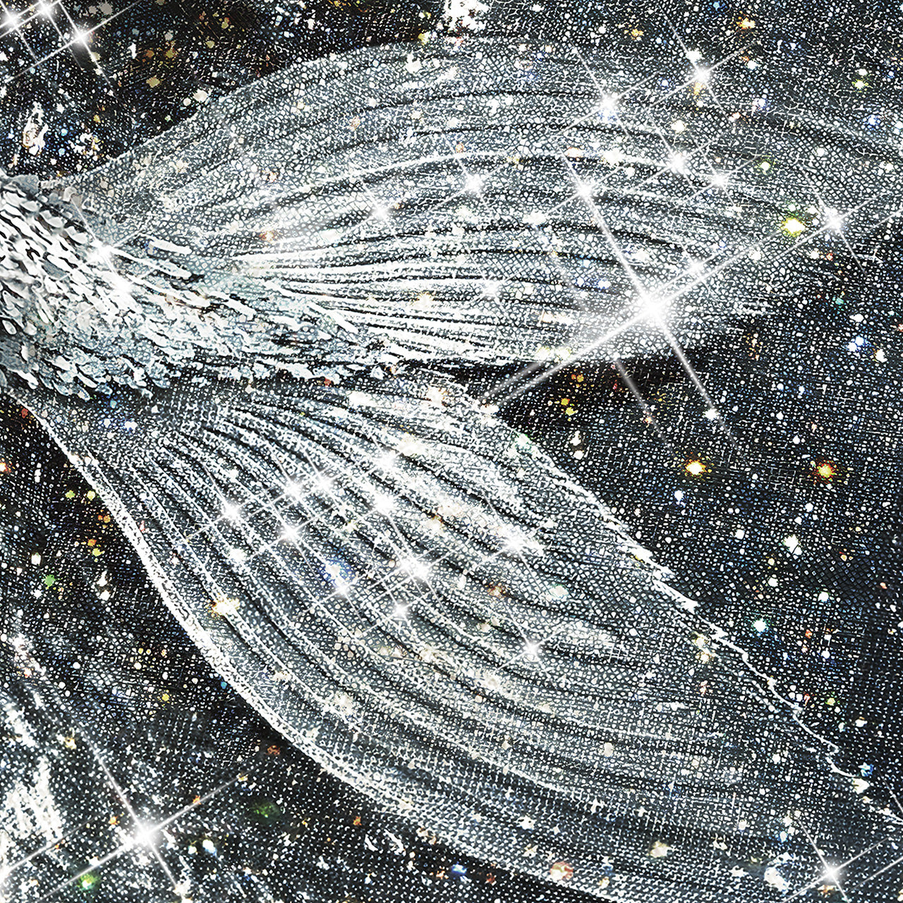 Glass picture mermaid