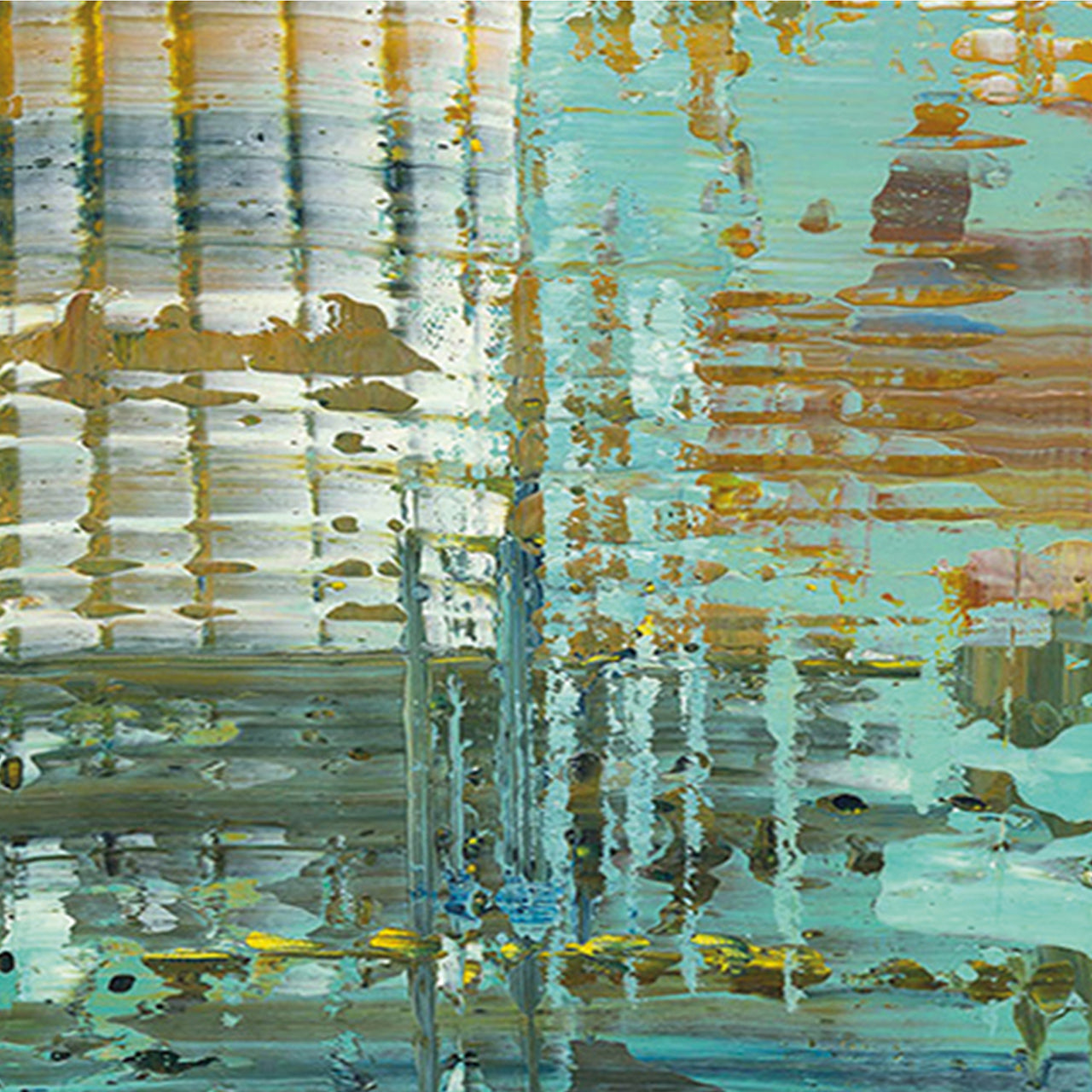 Painting turquoise gold