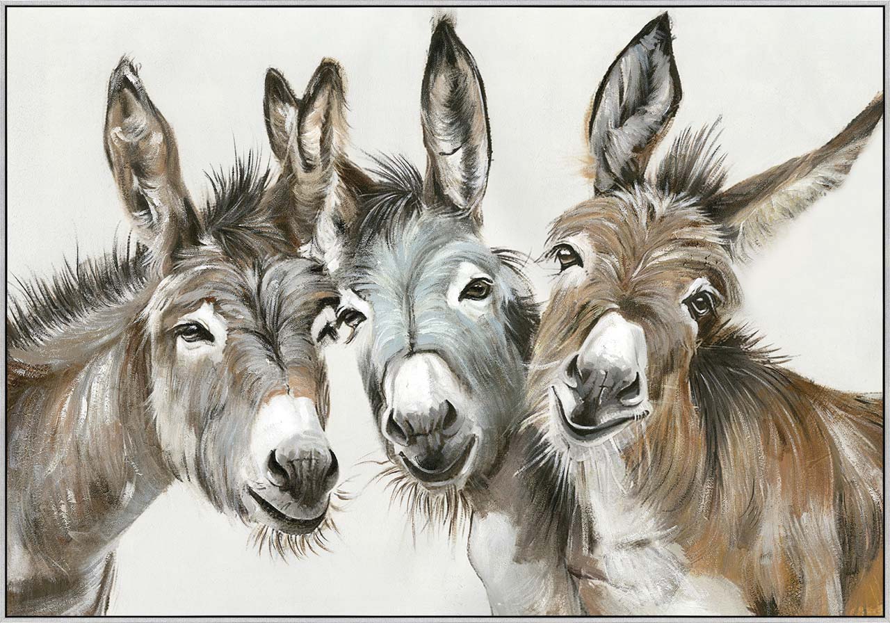 Painting Three Donkeys