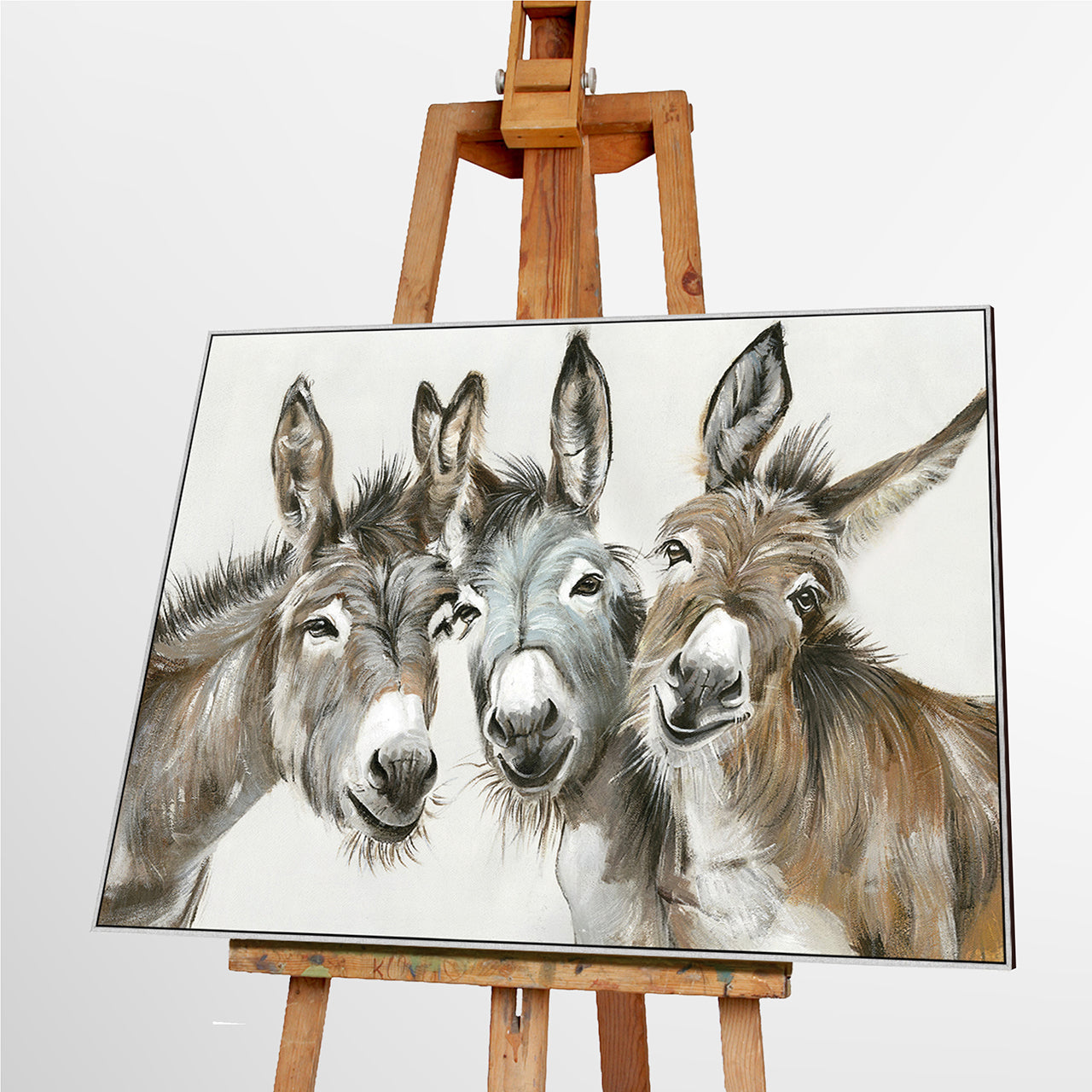 Painting Three Donkeys
