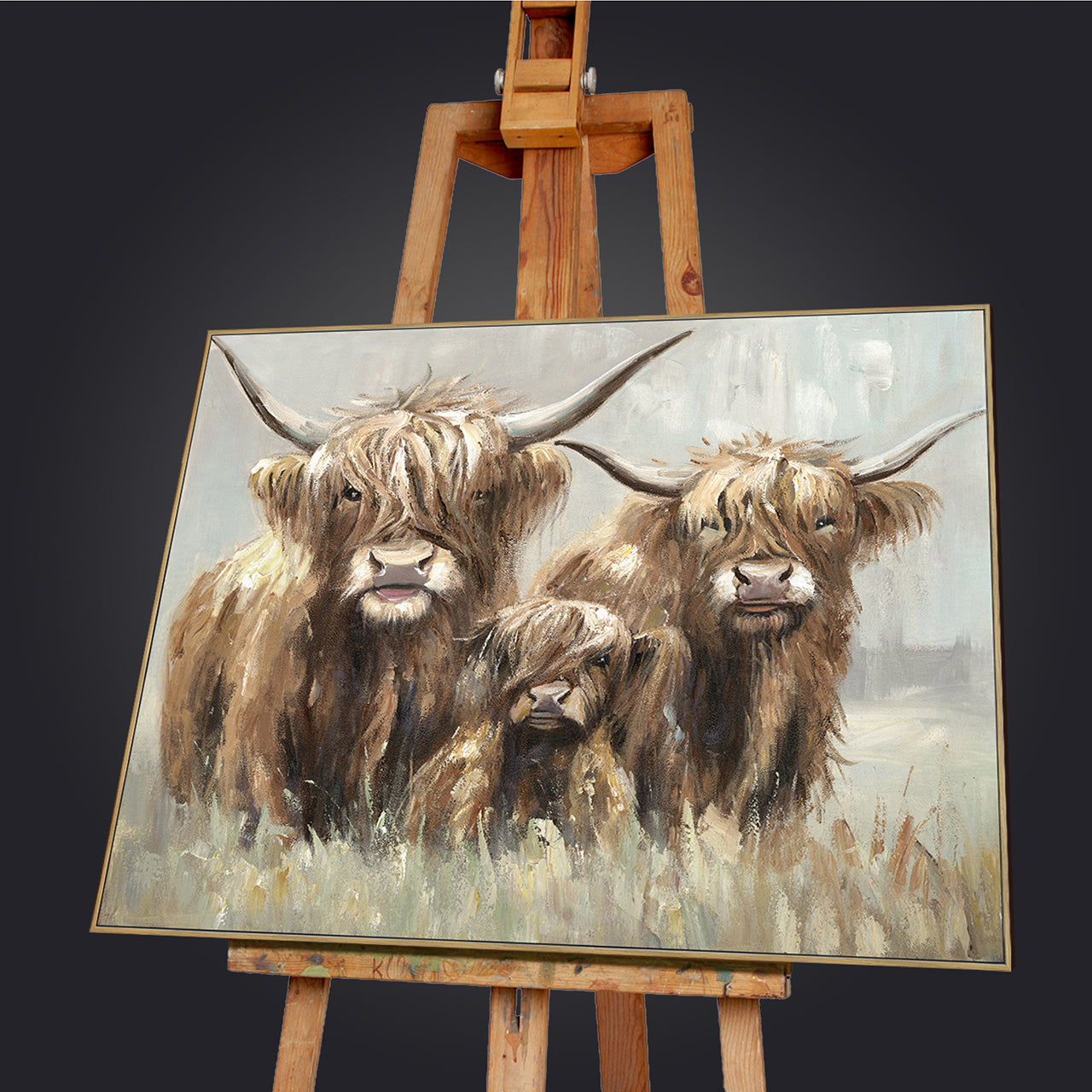 Painting Three Cattles
