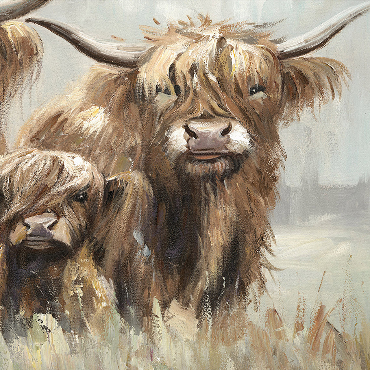 Painting Three Cattles