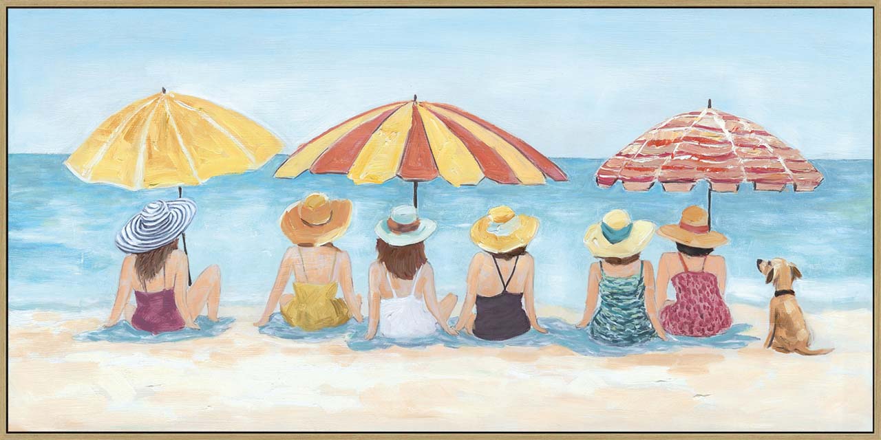 Painting Ladies on the Beach