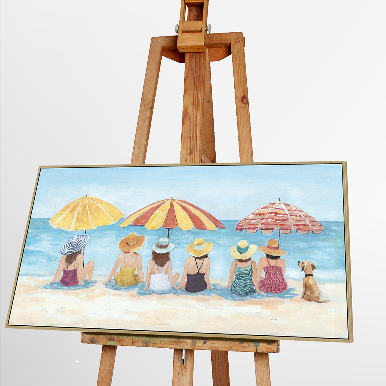 Painting Ladies on the Beach