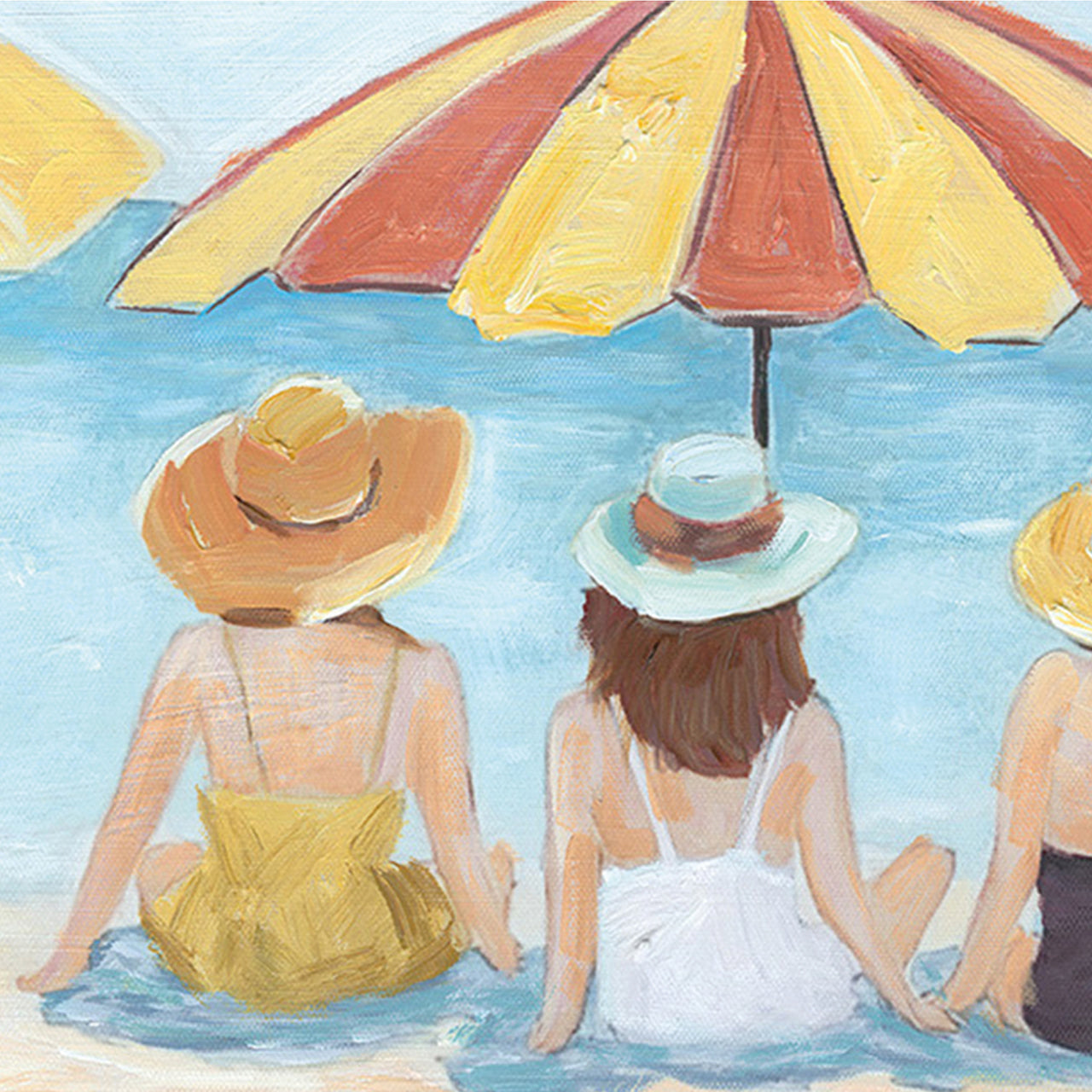 Painting Ladies on the Beach