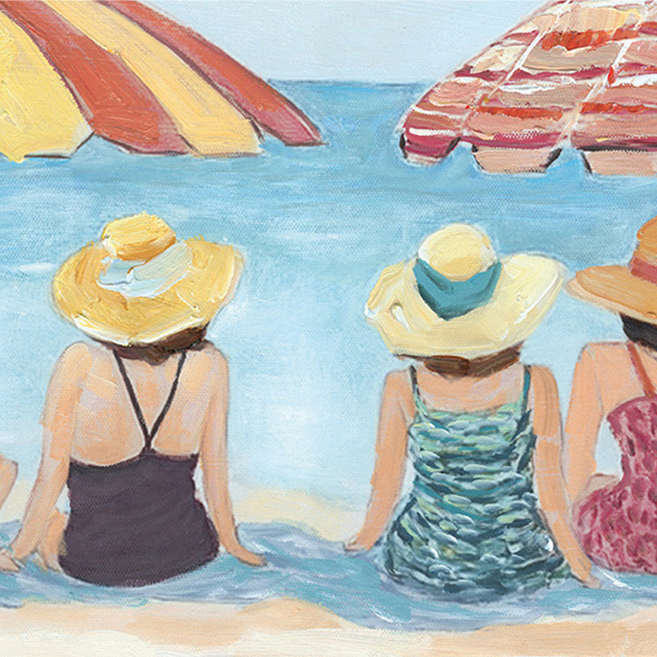 Painting Ladies on the Beach