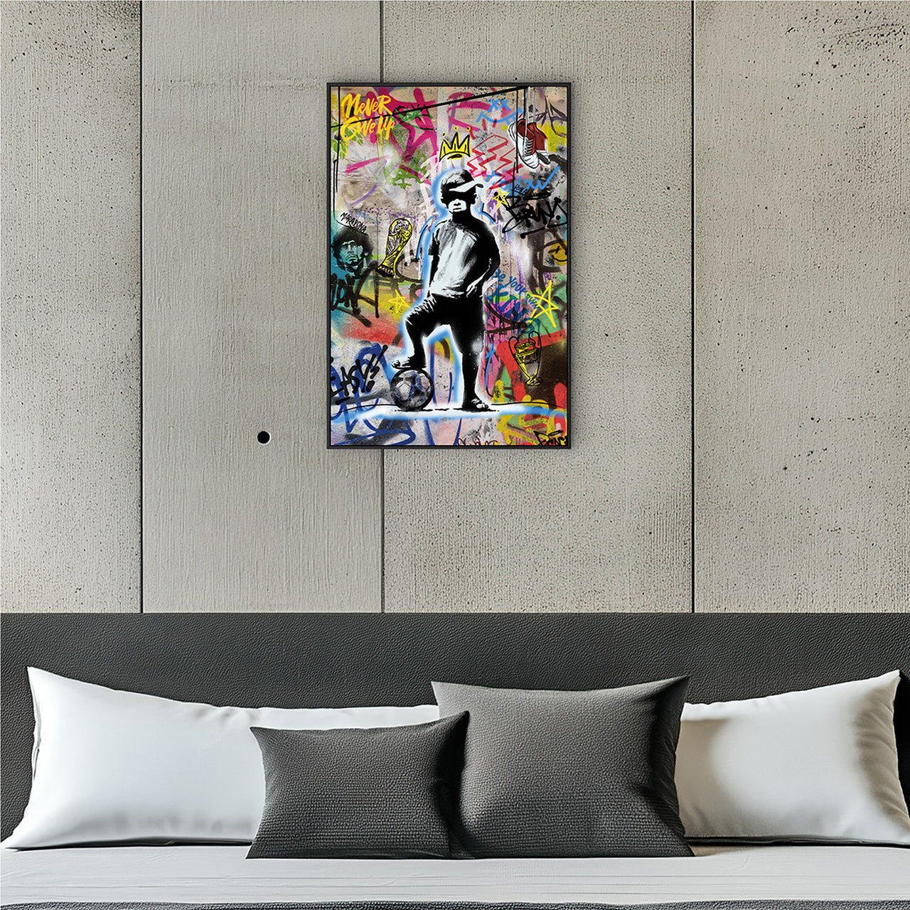 Peinture de football