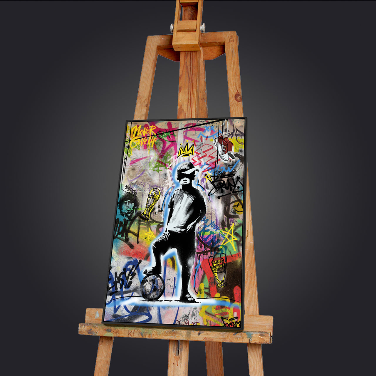 Peinture de football