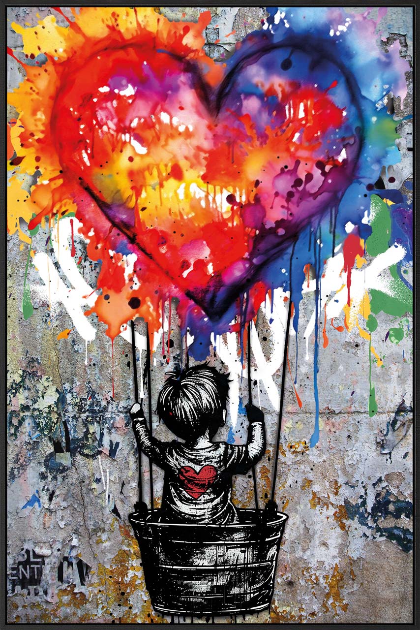 Painting Love Balloon