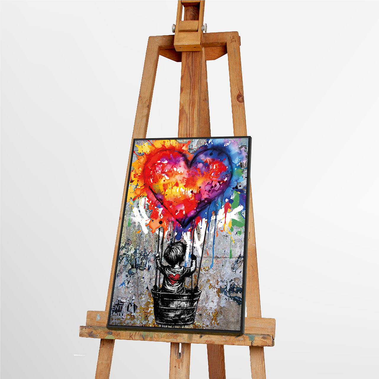 Painting Love Balloon