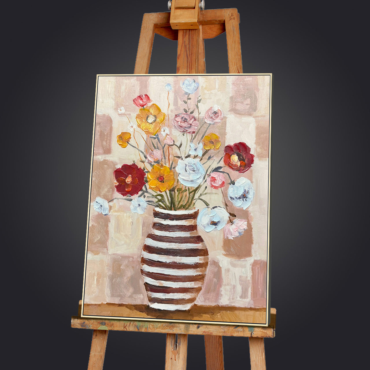 Painting Matisse-inspired flowers