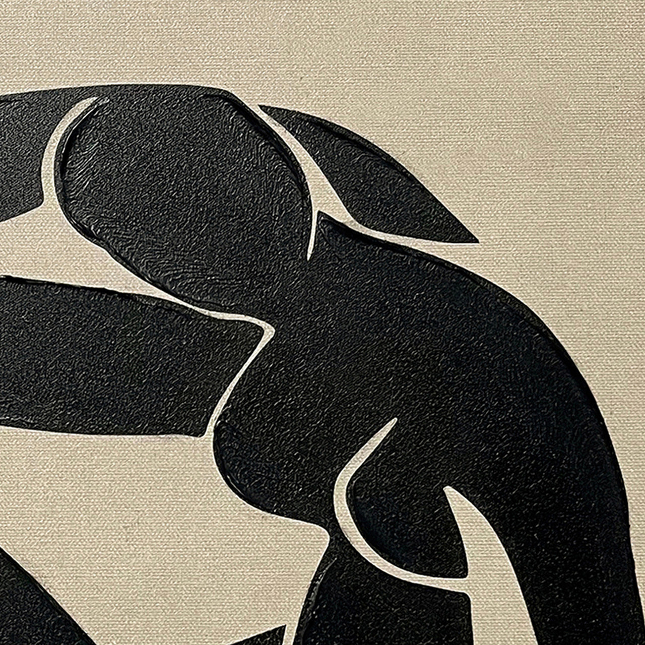 Painting Matisse-inspired Black Nude