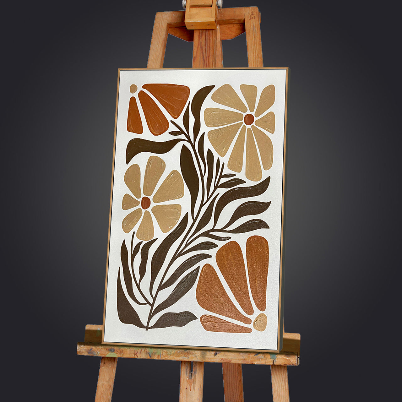 painting Boho Flowers