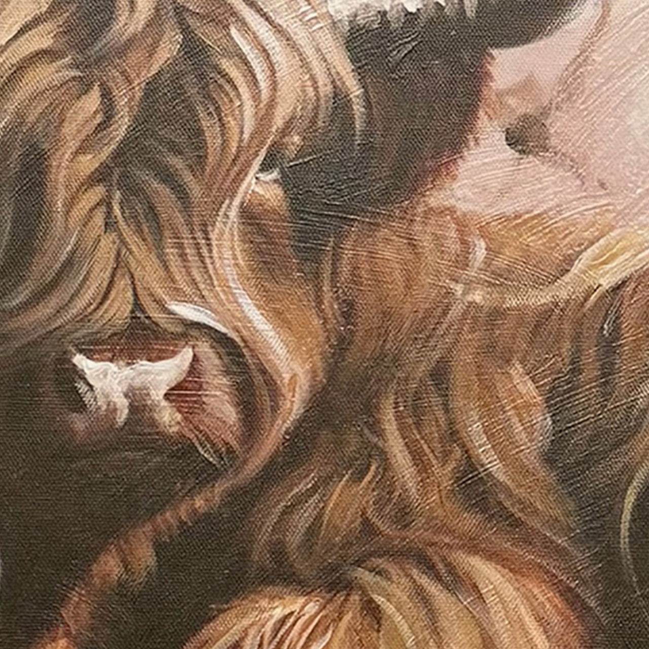 Gemälde Sofa Cattle