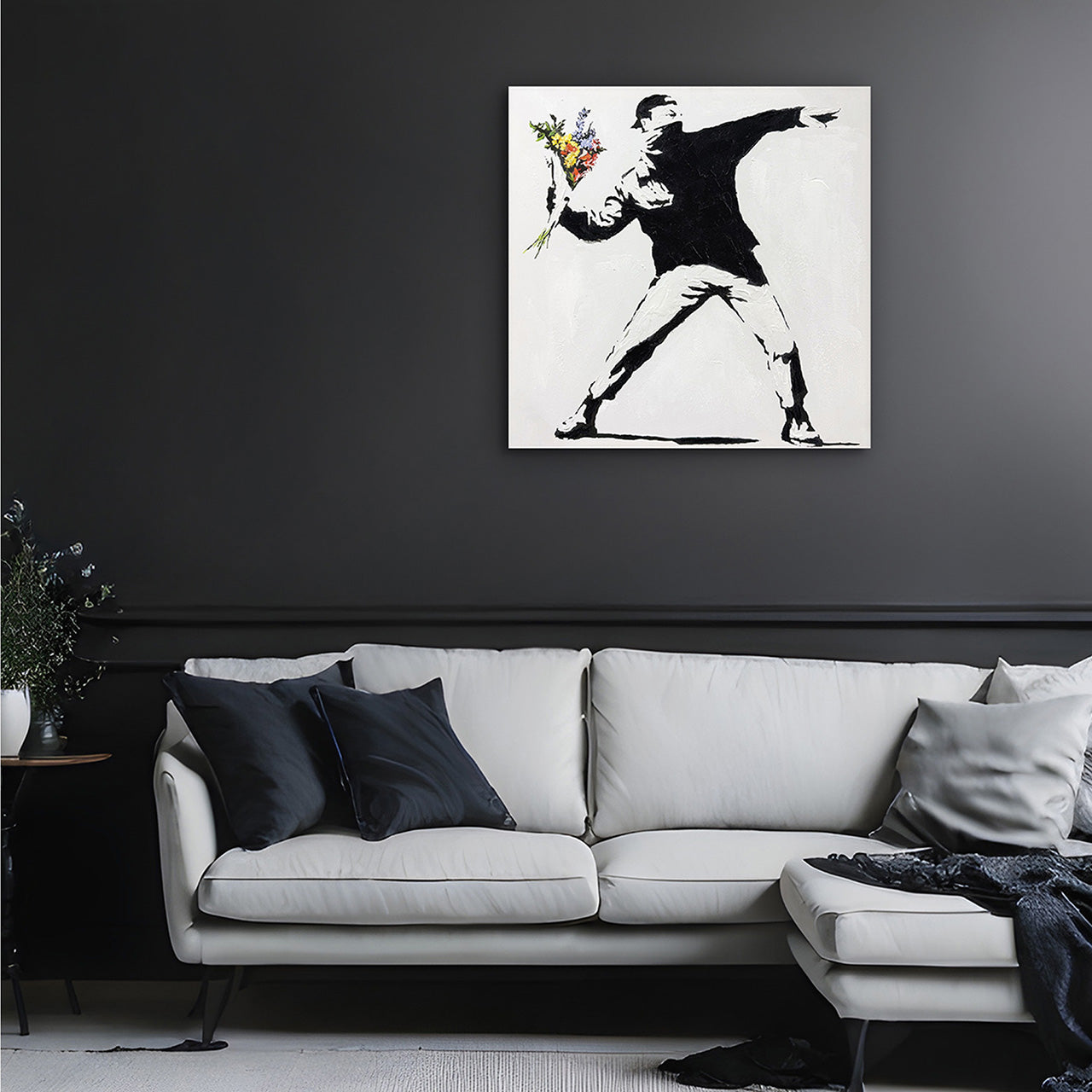 Peinture Lanceur de fleurs