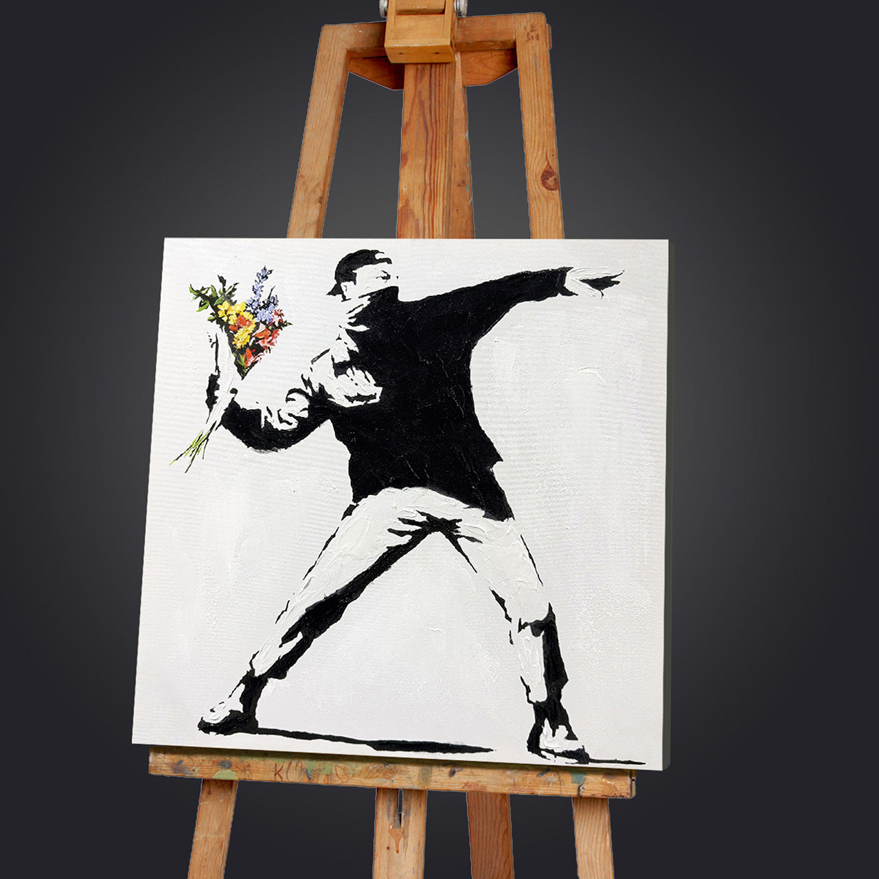 Peinture Lanceur de fleurs
