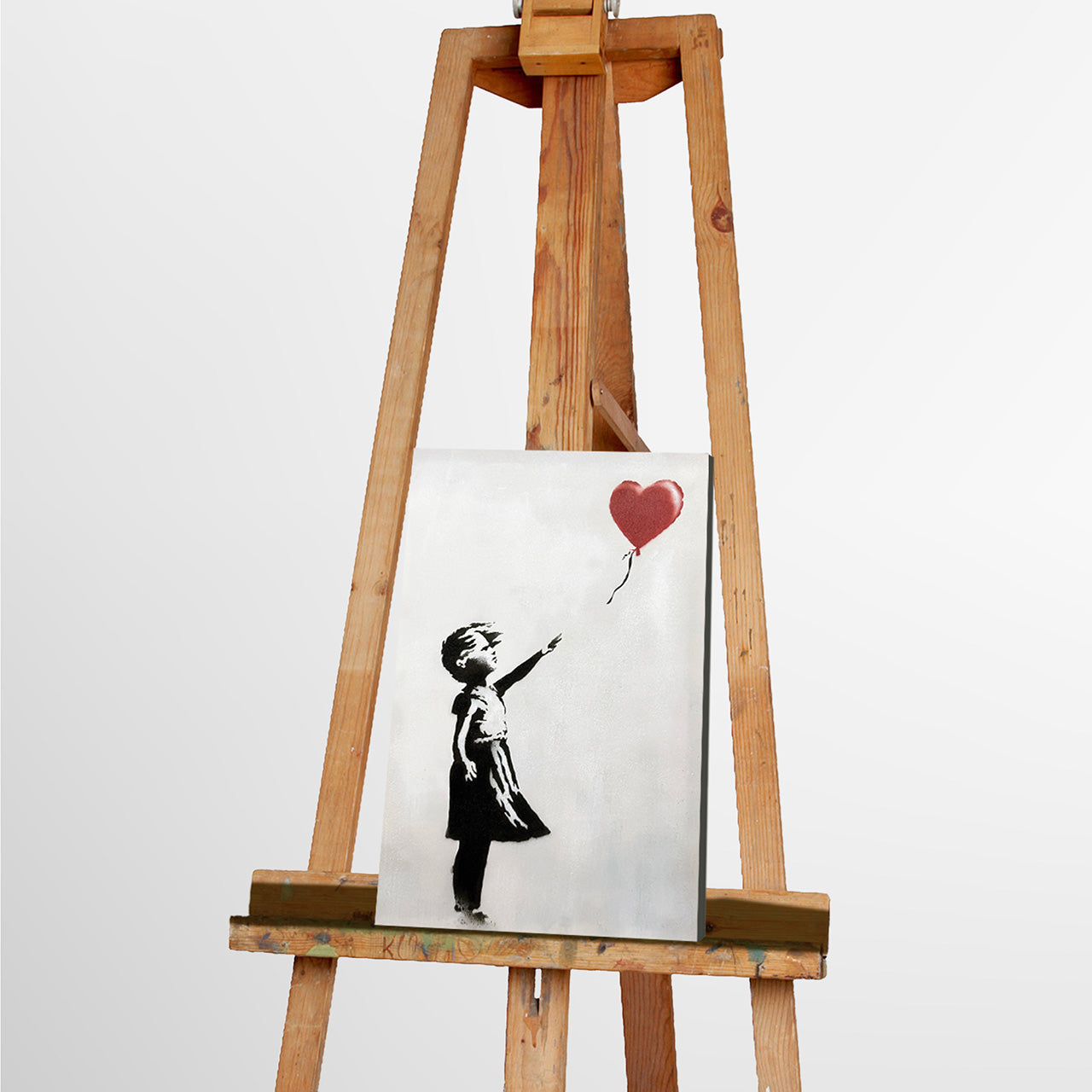 Painting Love Balloon Girl