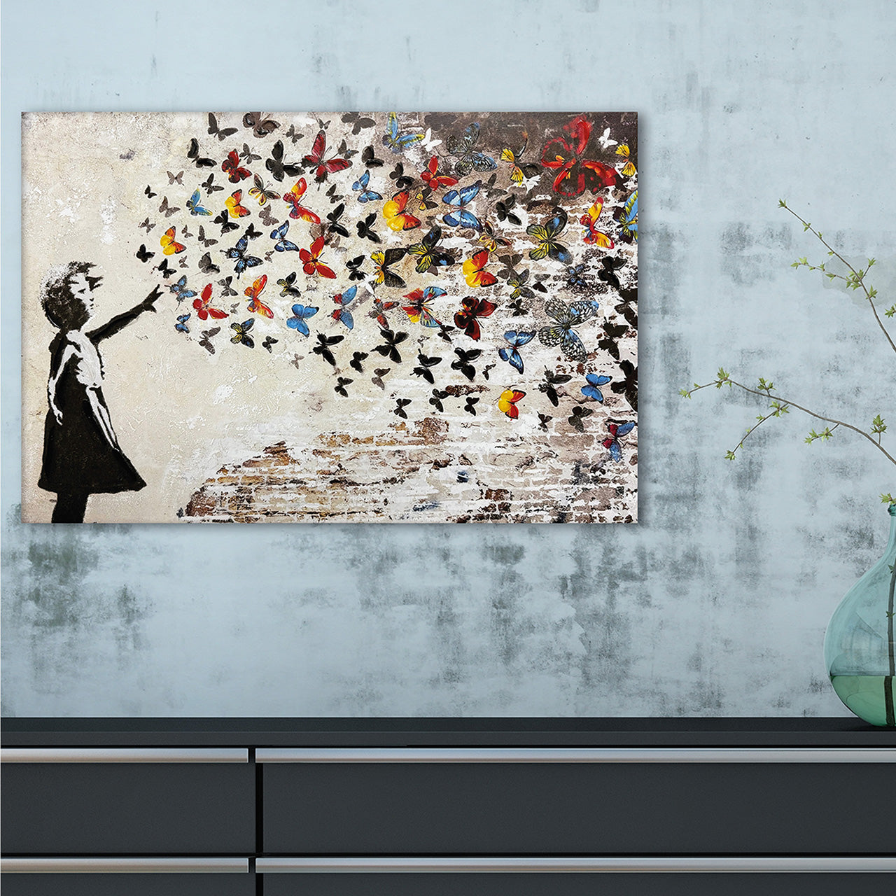 Painting Butterfly Girl