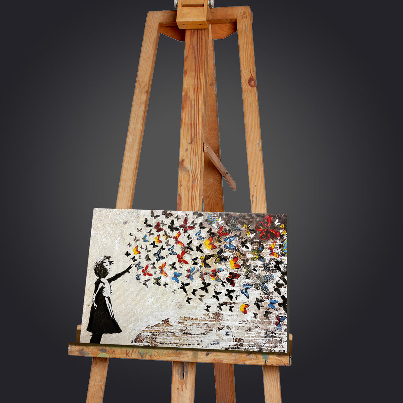 Painting Butterfly Girl
