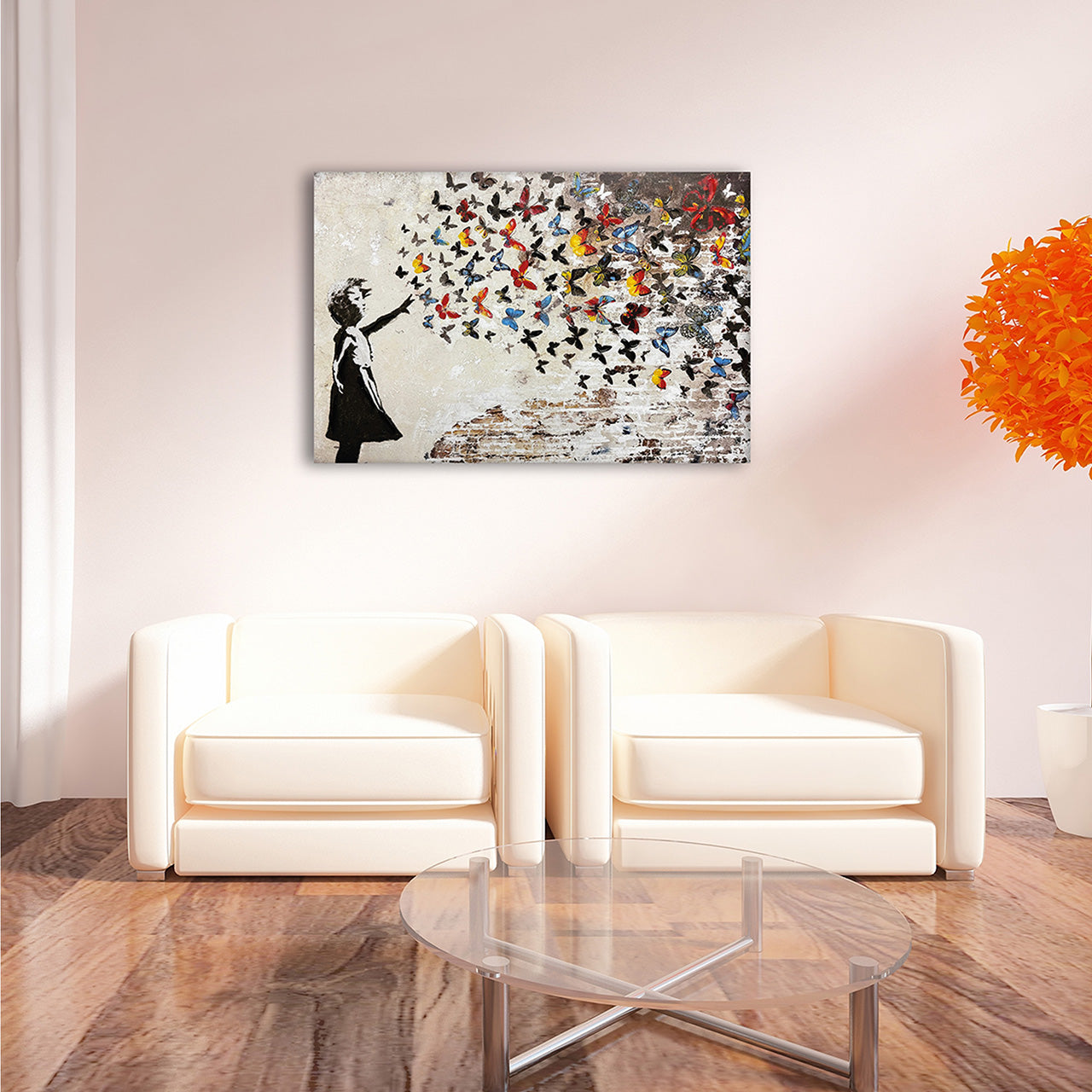 Painting Butterfly Girl
