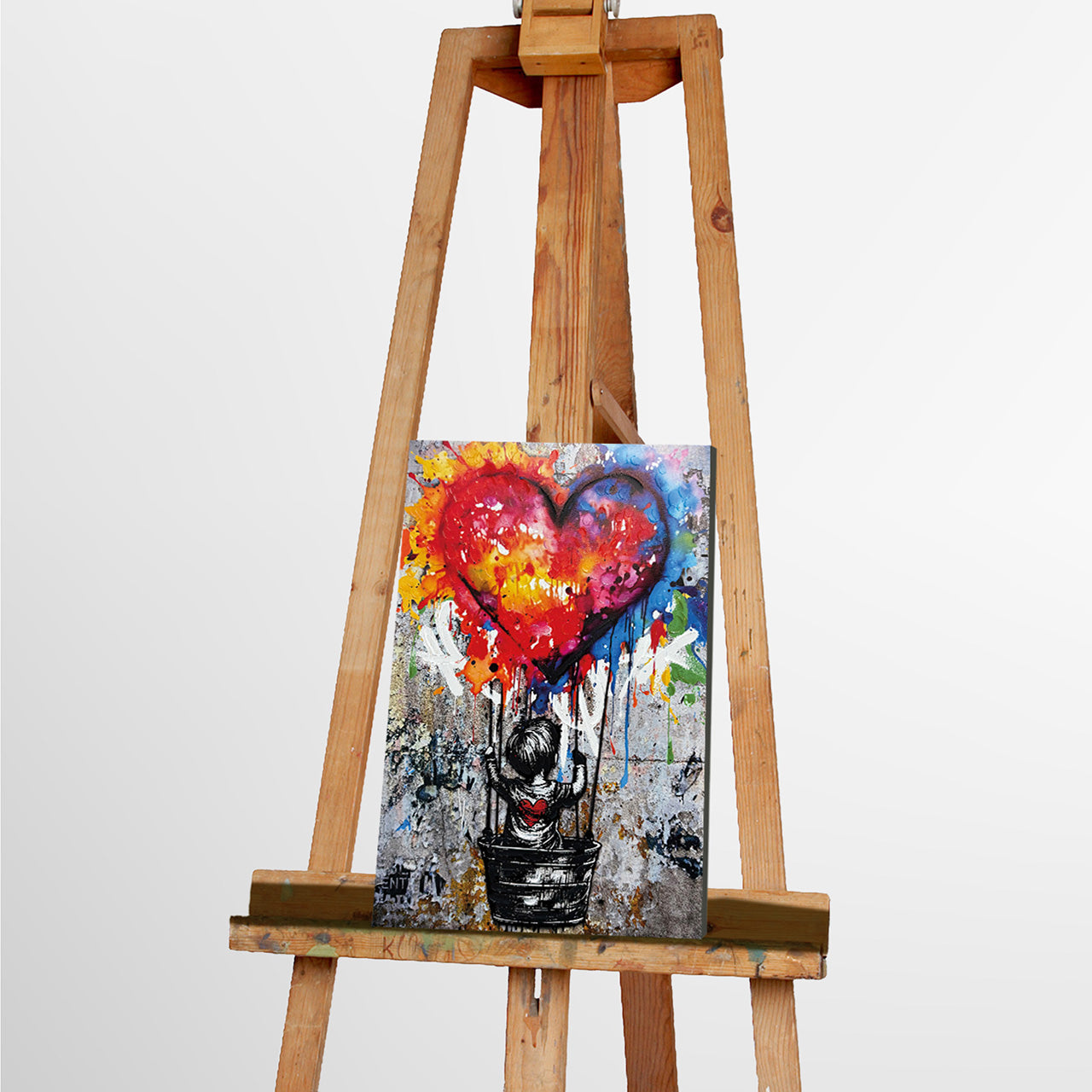 Painting Love Balloon