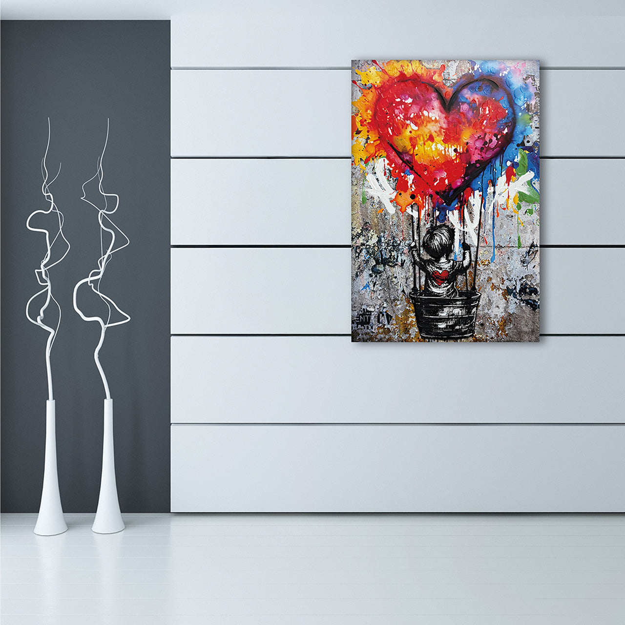 Painting Love Balloon