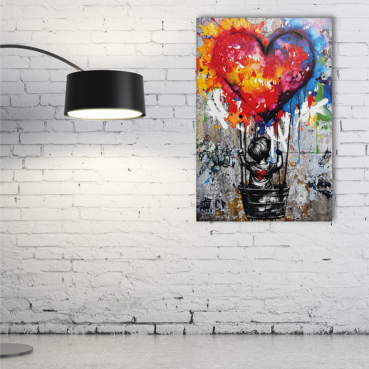 Painting Love Balloon