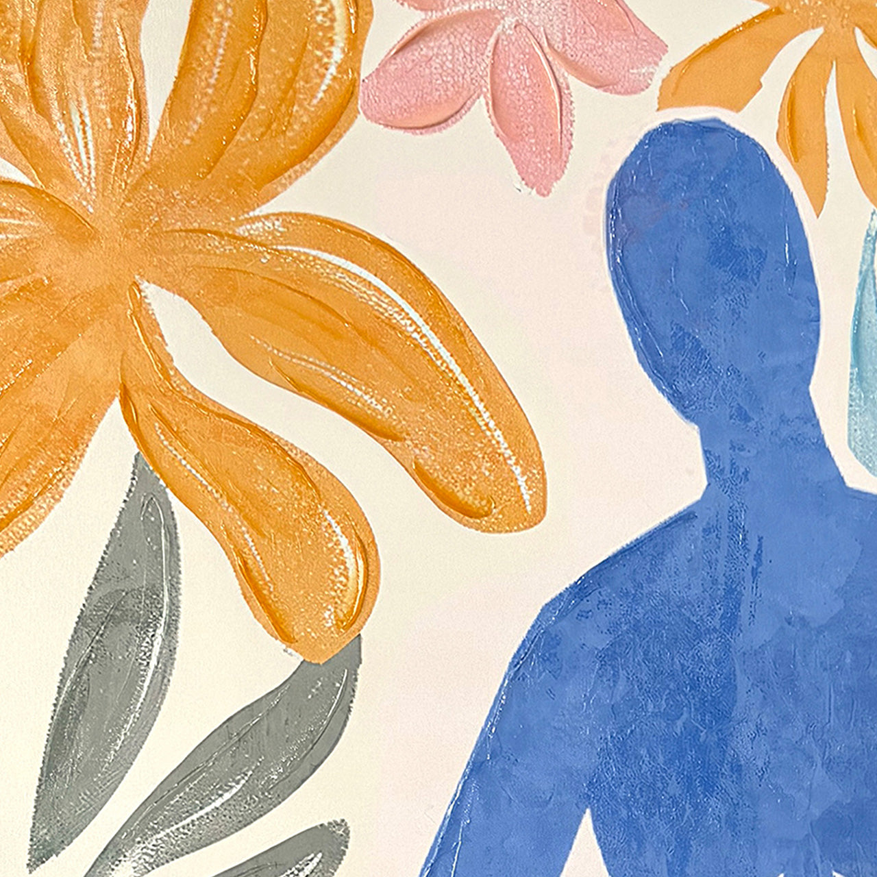 Painting Matisse-inspired Blue Nude