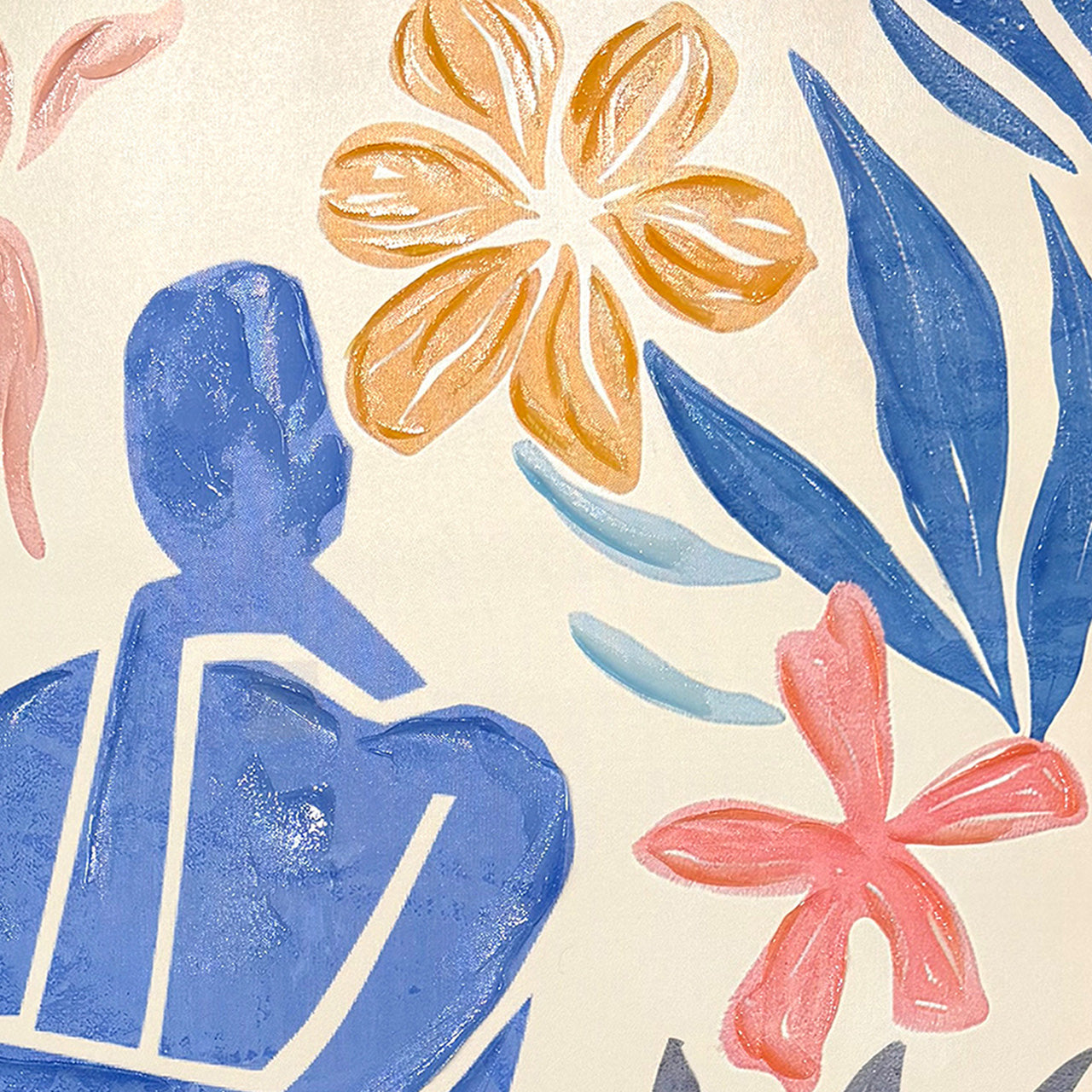 Matisse-inspired Blue Nude Painting