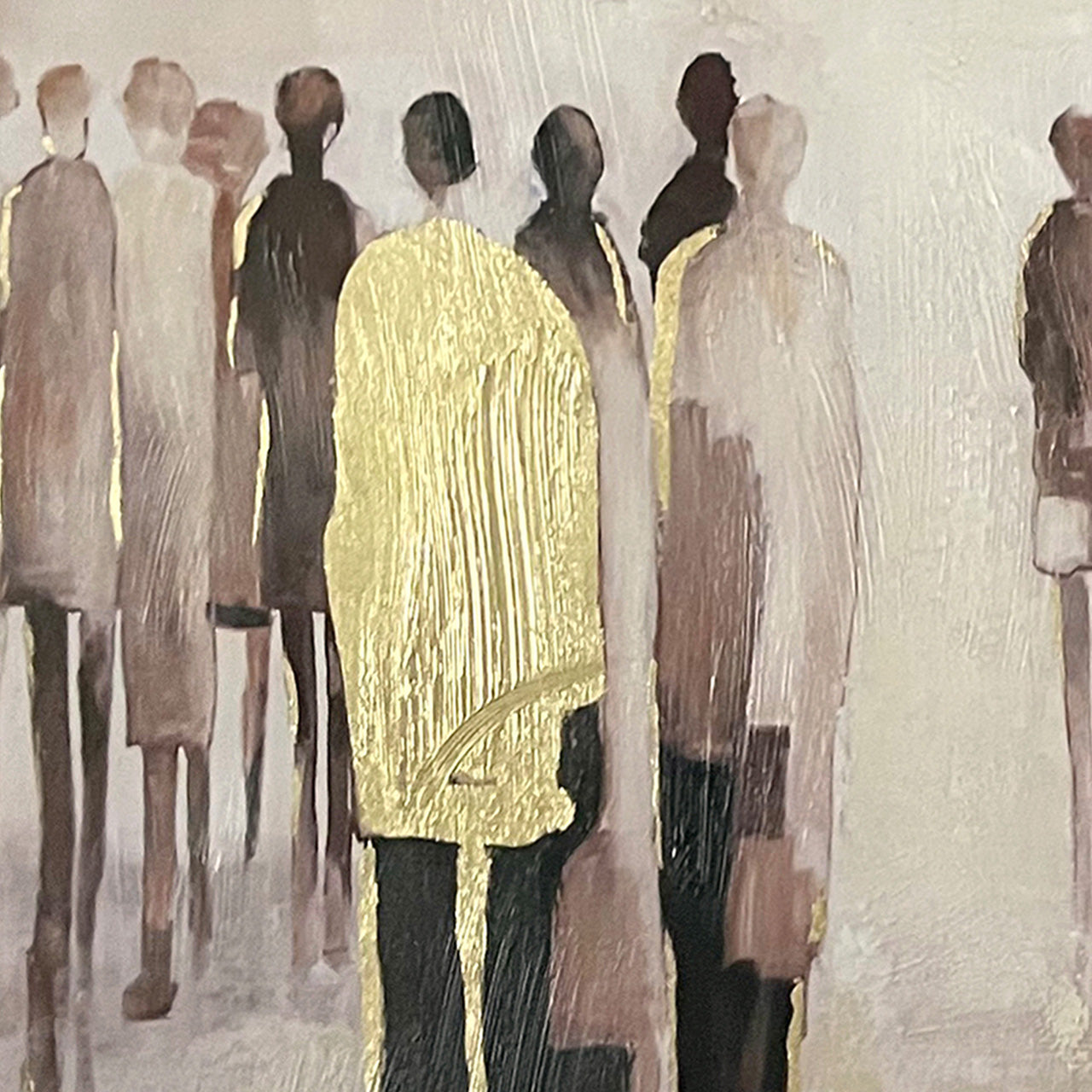Gemälde Gold People