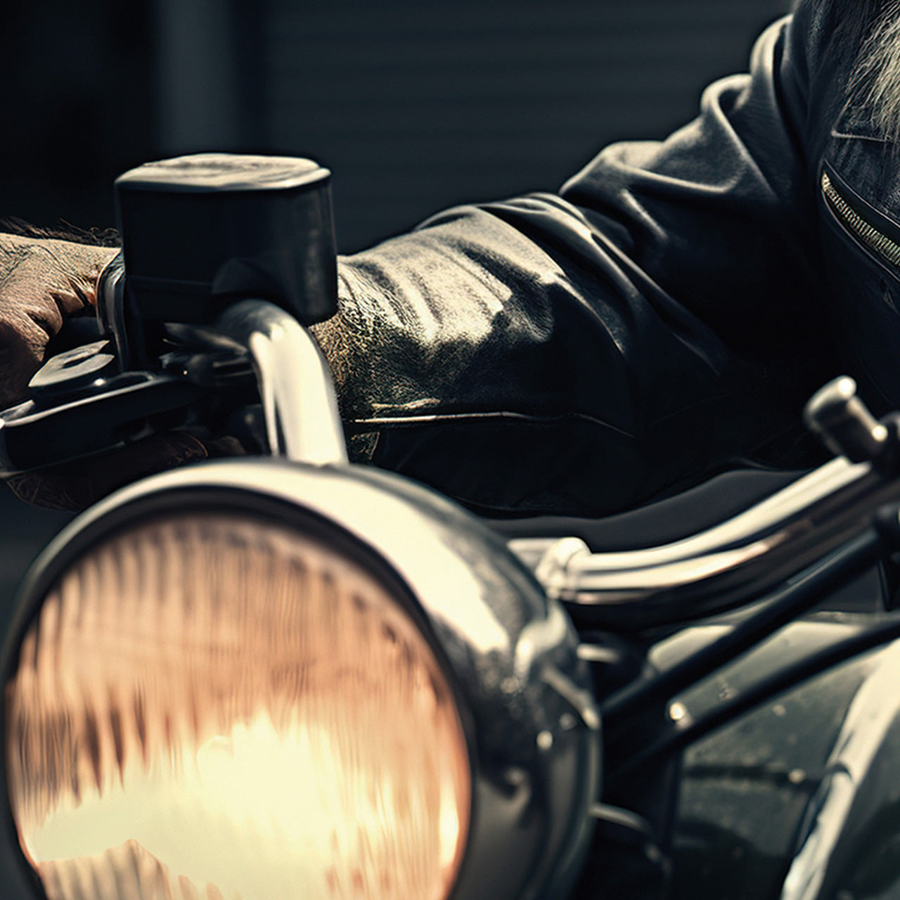 Glass picture Cool Rider