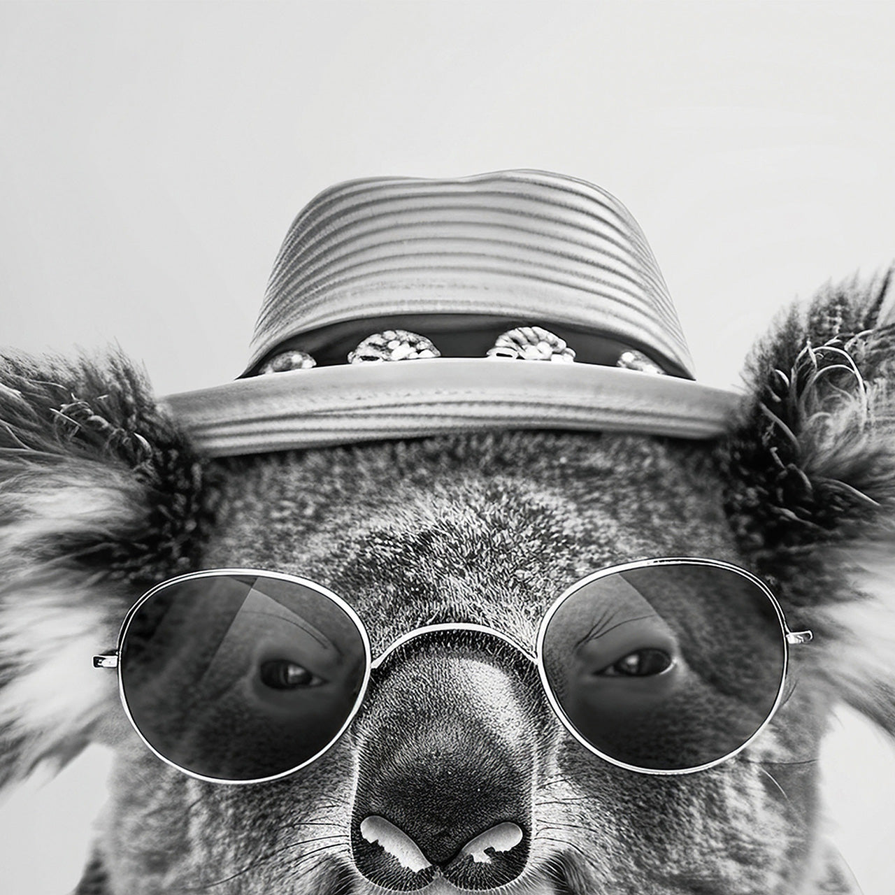 Glass Print Cool Koala
