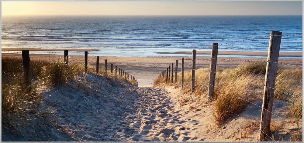 Image et cadre Chemin de sable vers la mer