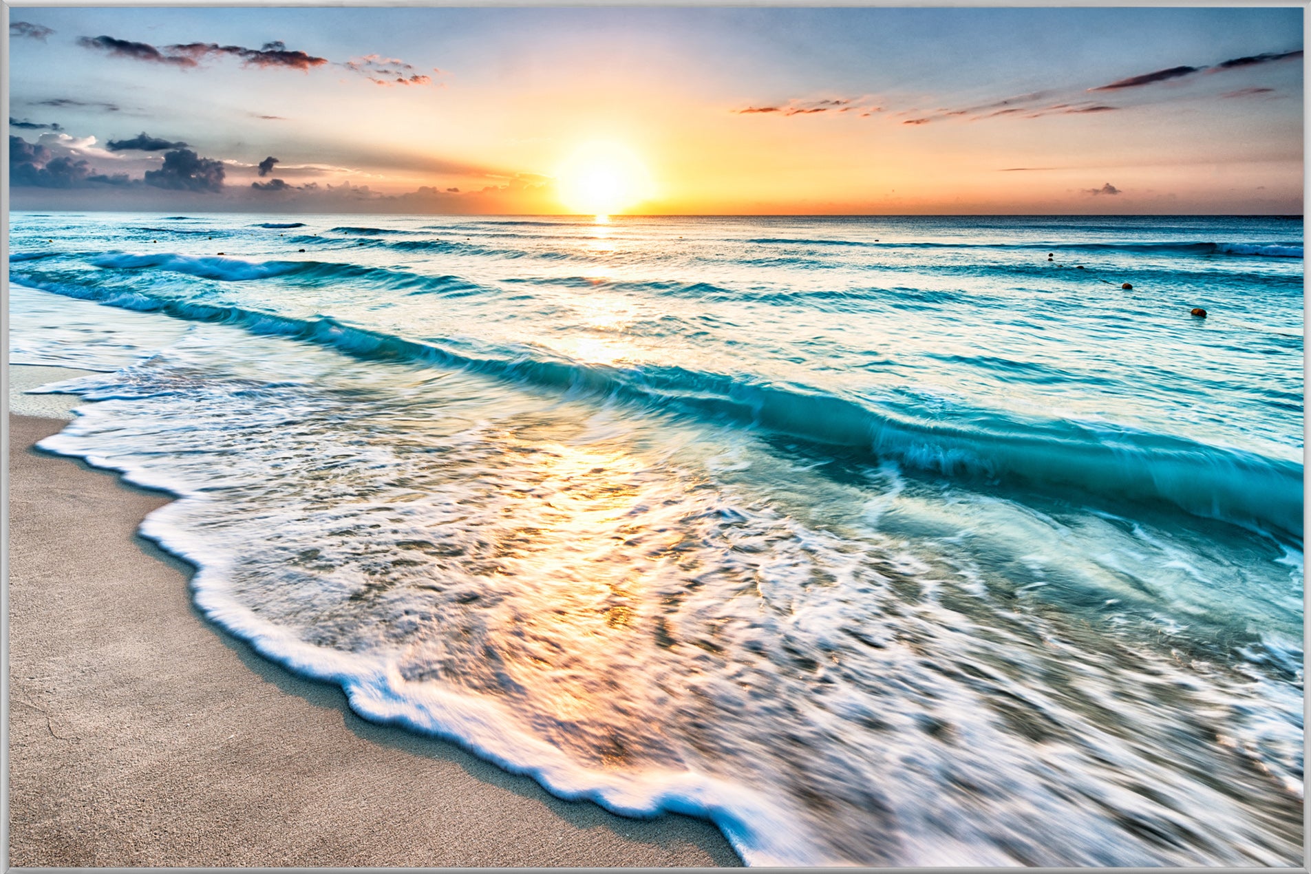 Picture &amp; Frame Waves on the Beach