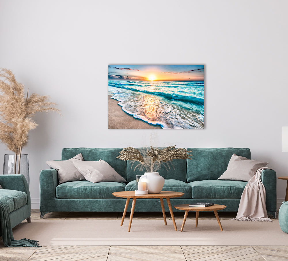 Image et cadre Vagues sur la plage