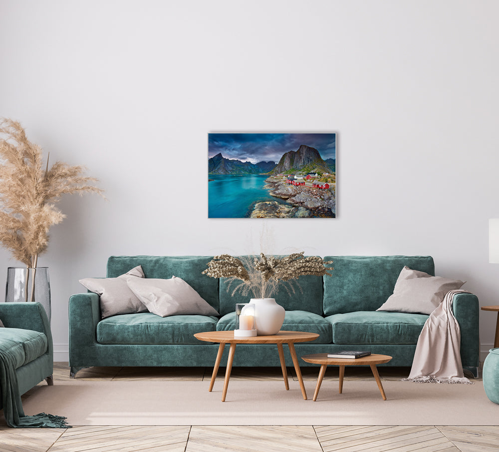 Picture &amp; Frame Scandinavian Village on the Fjord 1