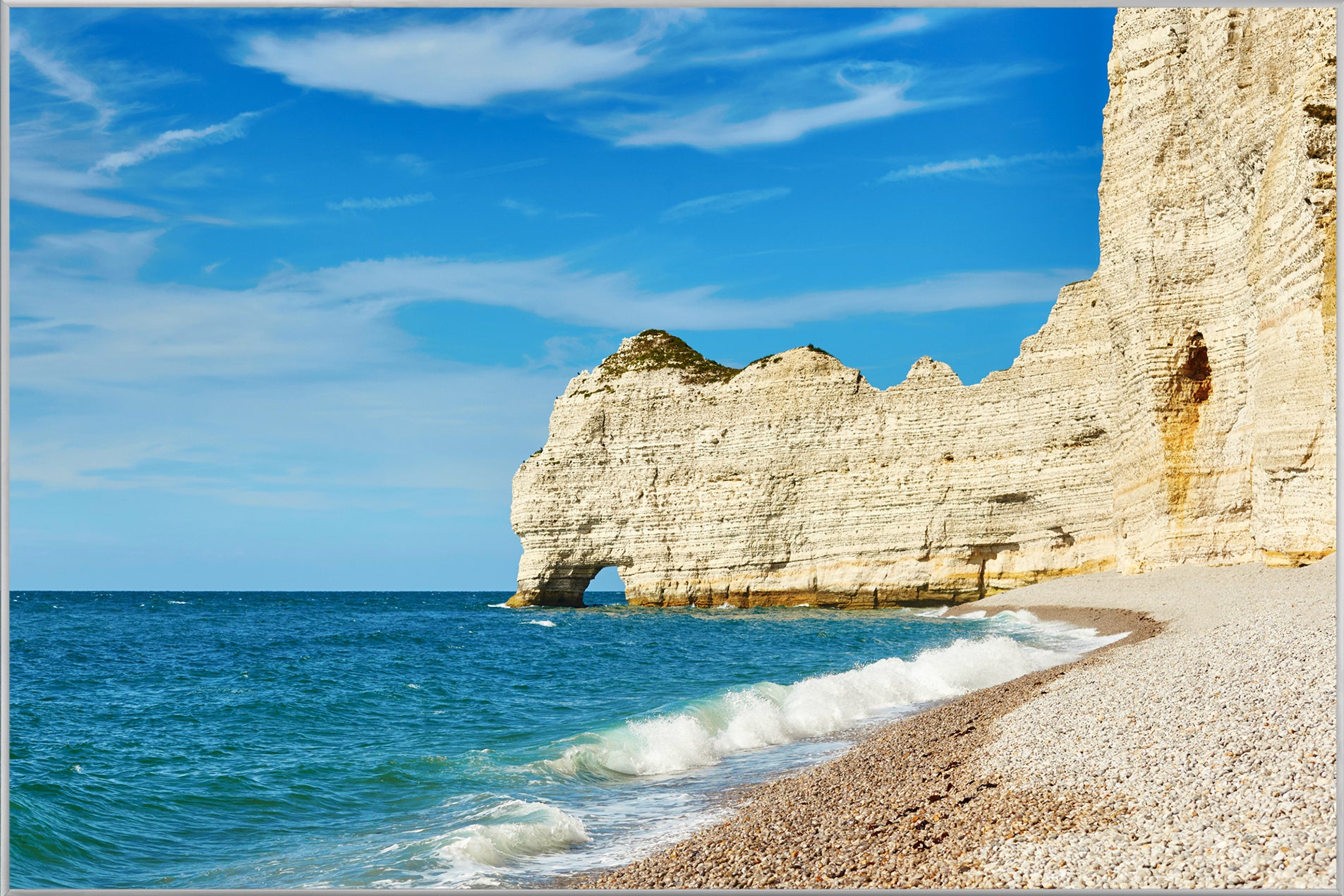 Image et cadre Falaises rugueuses