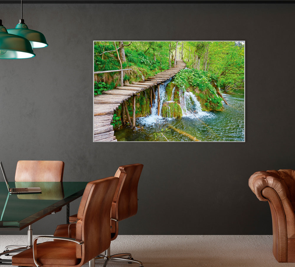 Picture &amp; Frame Small Waterfall in the Forest 3