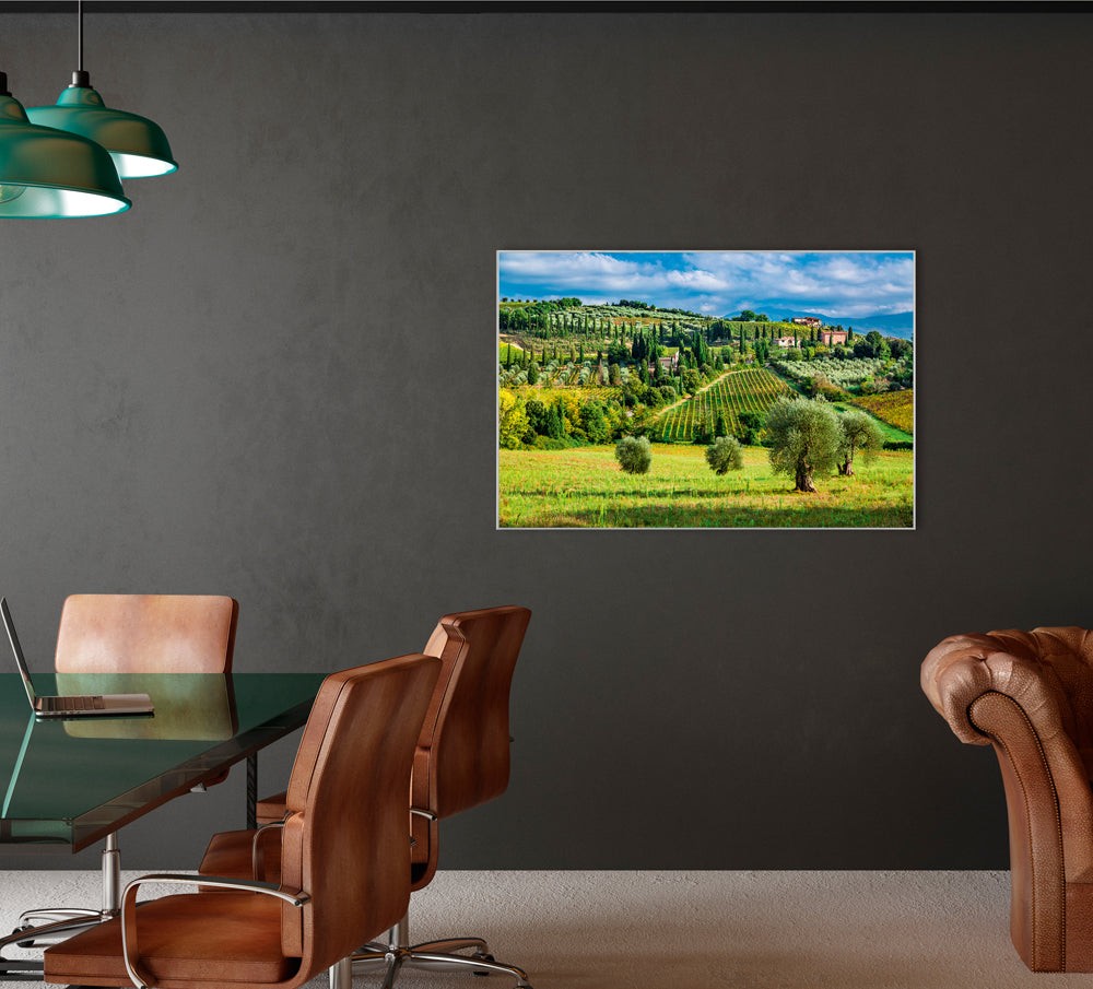 Picture &amp; Frame Idyllic Tuscan Landscape