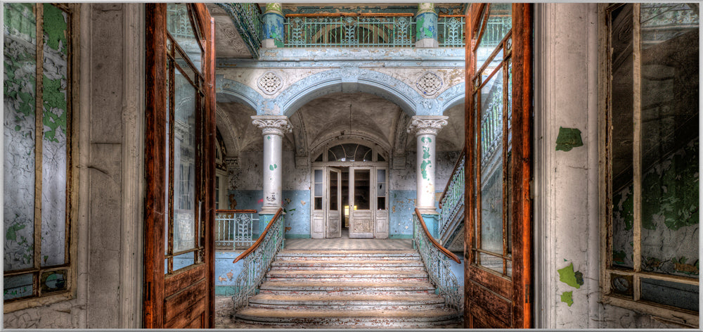 Bild & Rahmen Lost Place Treppe 2