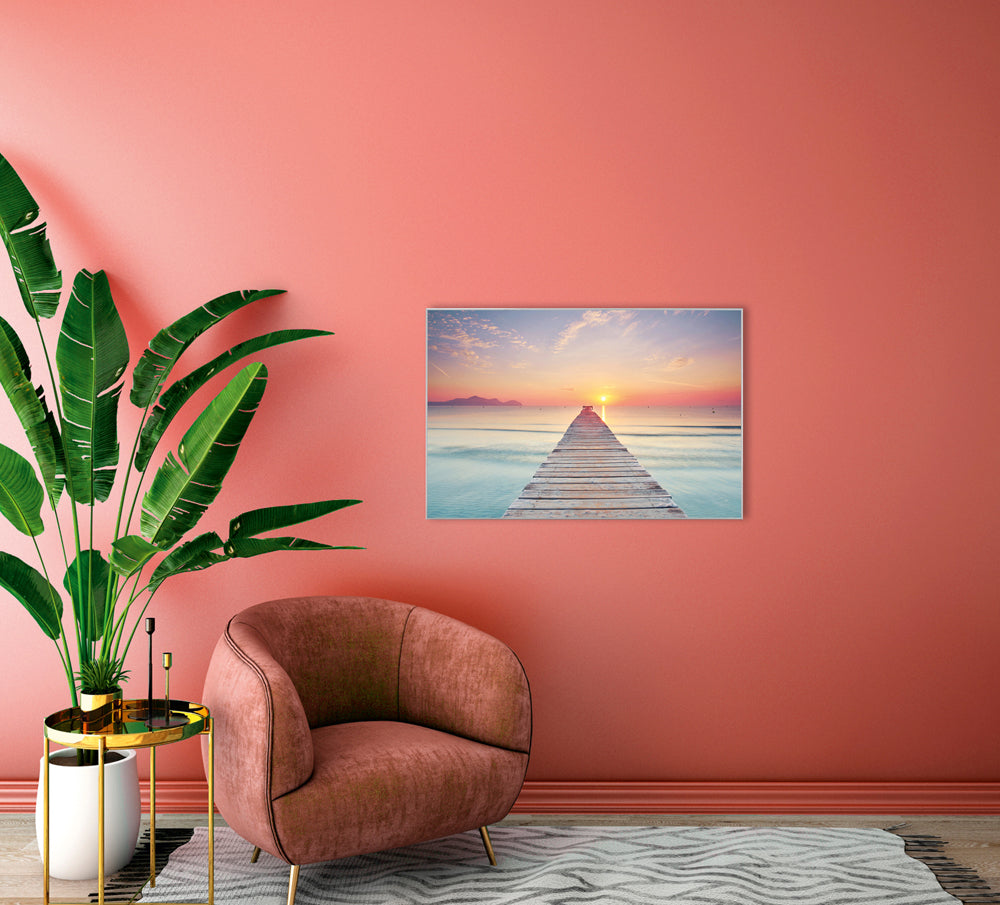 Picture &amp; Frame Pier at Sunset