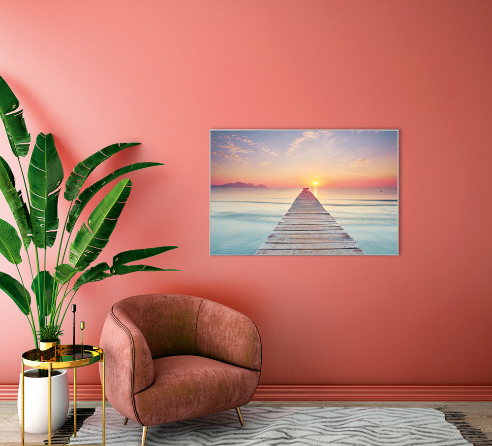 Picture &amp; Frame Pier at Sunset