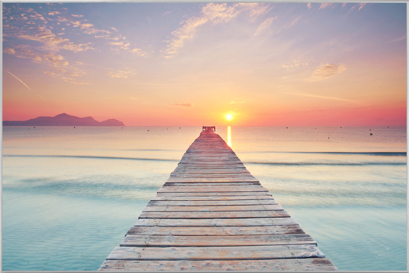 Picture &amp; Frame Pier at Sunset