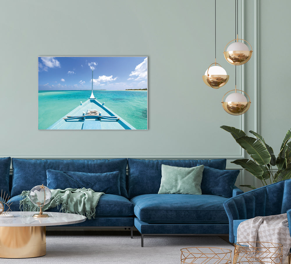 Picture &amp; Frame Boat in the Caribbean
