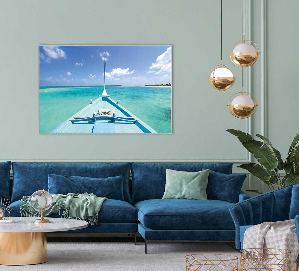 Picture &amp; Frame Boat in the Caribbean